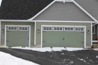 Haas-Sectional-Garage-Door-Green-6-Pane-Window-Hinges-and-Handles-1
