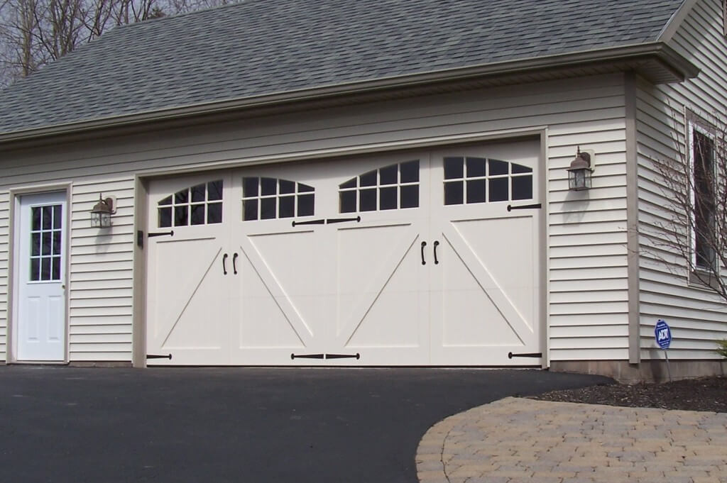Carriage Style Garage Doors Blend, Double Garage Door Carriage Style