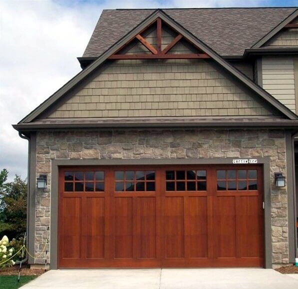 Carriage Style Garage Doors Blend, Cottage Style Overhead Garage Doors